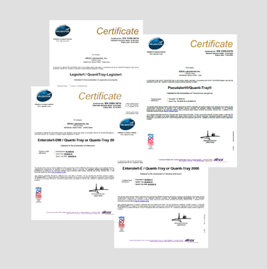 Certificados AFNOR